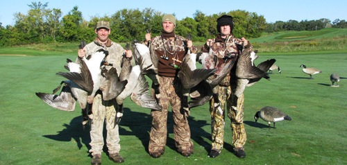 Canada goose hunting